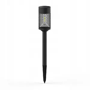 TelForceOne Forever Light SUNARI FLS-15 Solar LED Bollard Light Black Steel