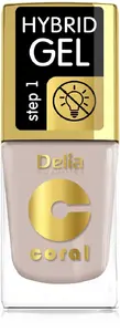 Delia Coral Hybrid Gel Nail Polish 136 Beige Nude 11 ml