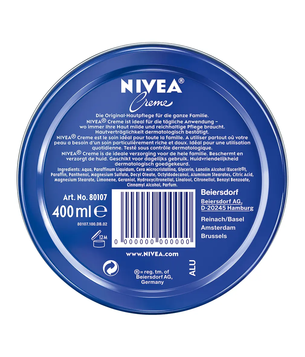 Nivea 80107 Body Cream and Lotion 400 ml Photo 3