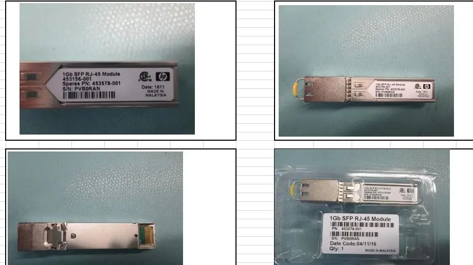 HP 574898-001 SFP Copper Transceiver Photo 2