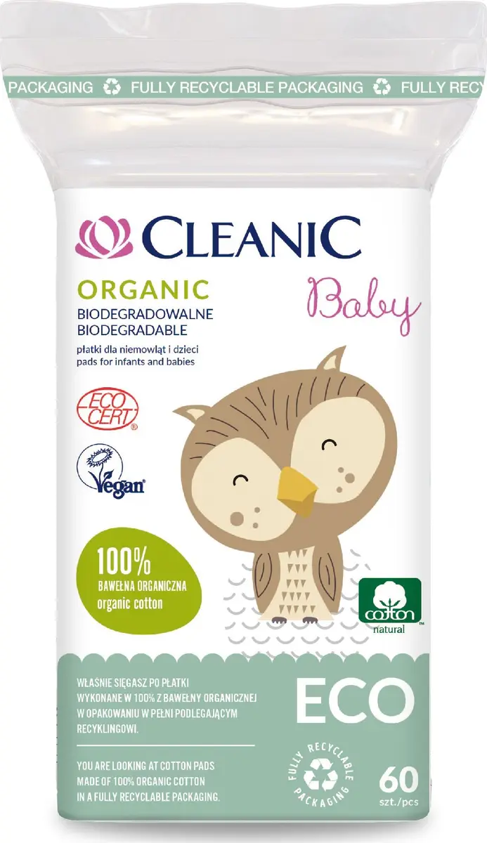 Cleanic Baby Eco Vates plāksnītes zīdaiņiem