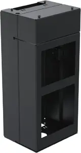 STABILUS Ergonomic Solutions SpacePole Kiosk Centra modulis ar integrētu printeri un skeneri melns metāls