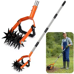 Lean Rotary Garden Weeder and Soil Loosener EDUKAMP with Adjustable Design