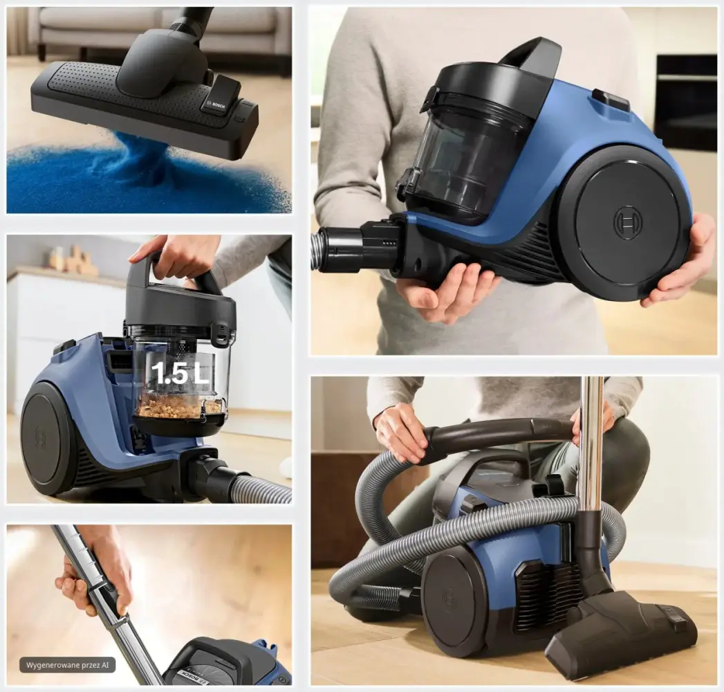 Bosch Serie 2 BGC05LBU2 putekļu sūcējs Photo 5
