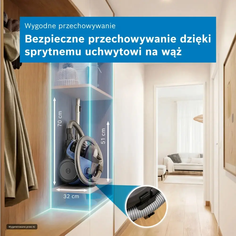 Bosch Serie 2 BGC05LBU2 putekļu sūcējs Photo 13