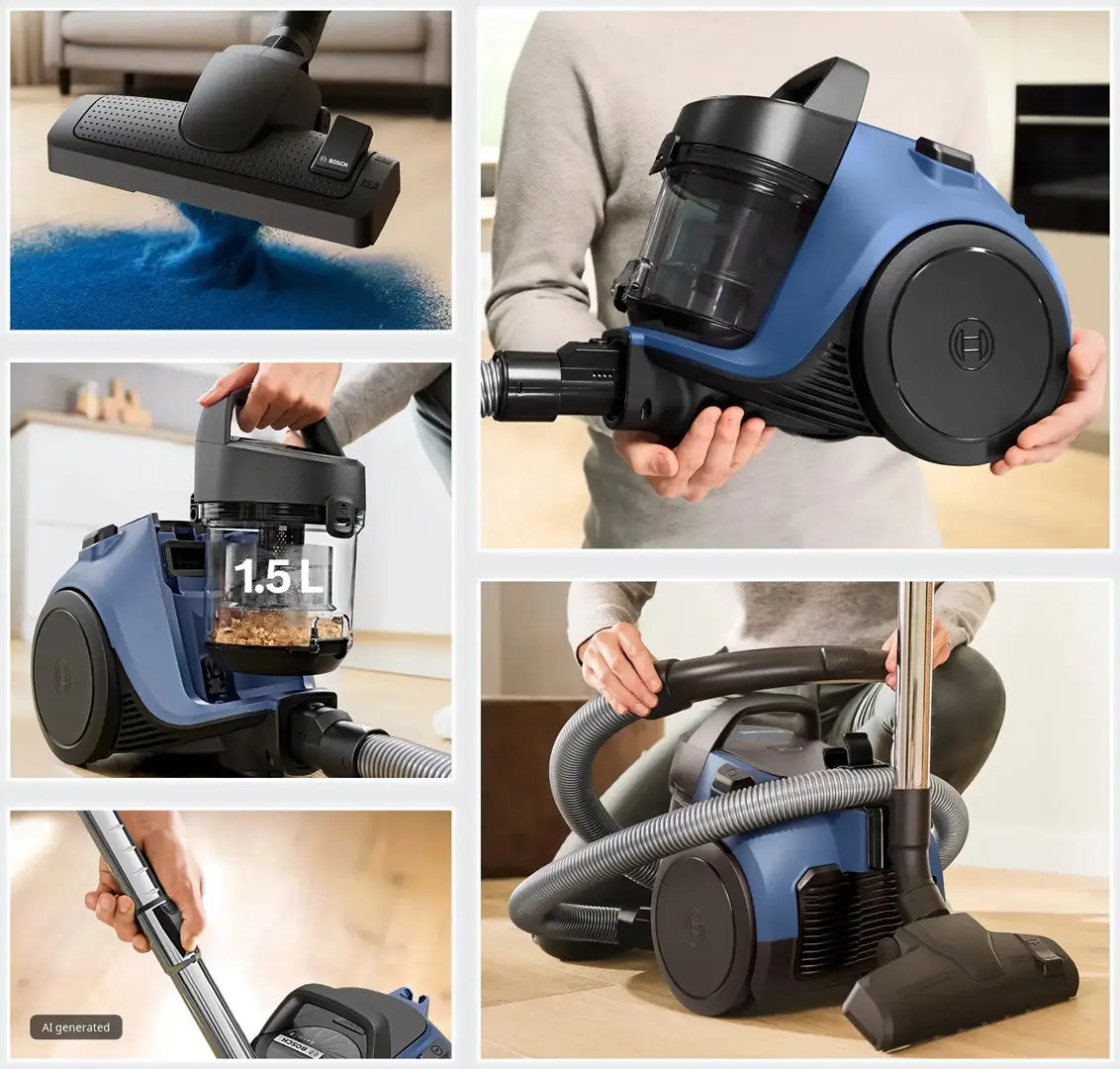 Bosch Serie 2 BGC05LBU2 putekļu sūcējs Photo 22