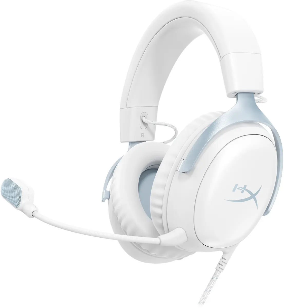 HyperX Cloud III Gaming Headset White/Blue Photo 9