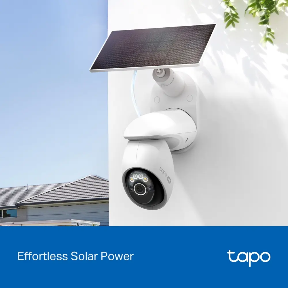 TP-Link Tapo Solar-Powered Pan/Tilt drošības kamera Photo 8