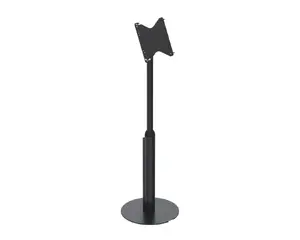 Ergonomic Solutions SpacePole Digital Signage Adjustable Floor Stand for Screens up to 43" Max VESA 200x200 Black Height Adjustable 750-1145 mm