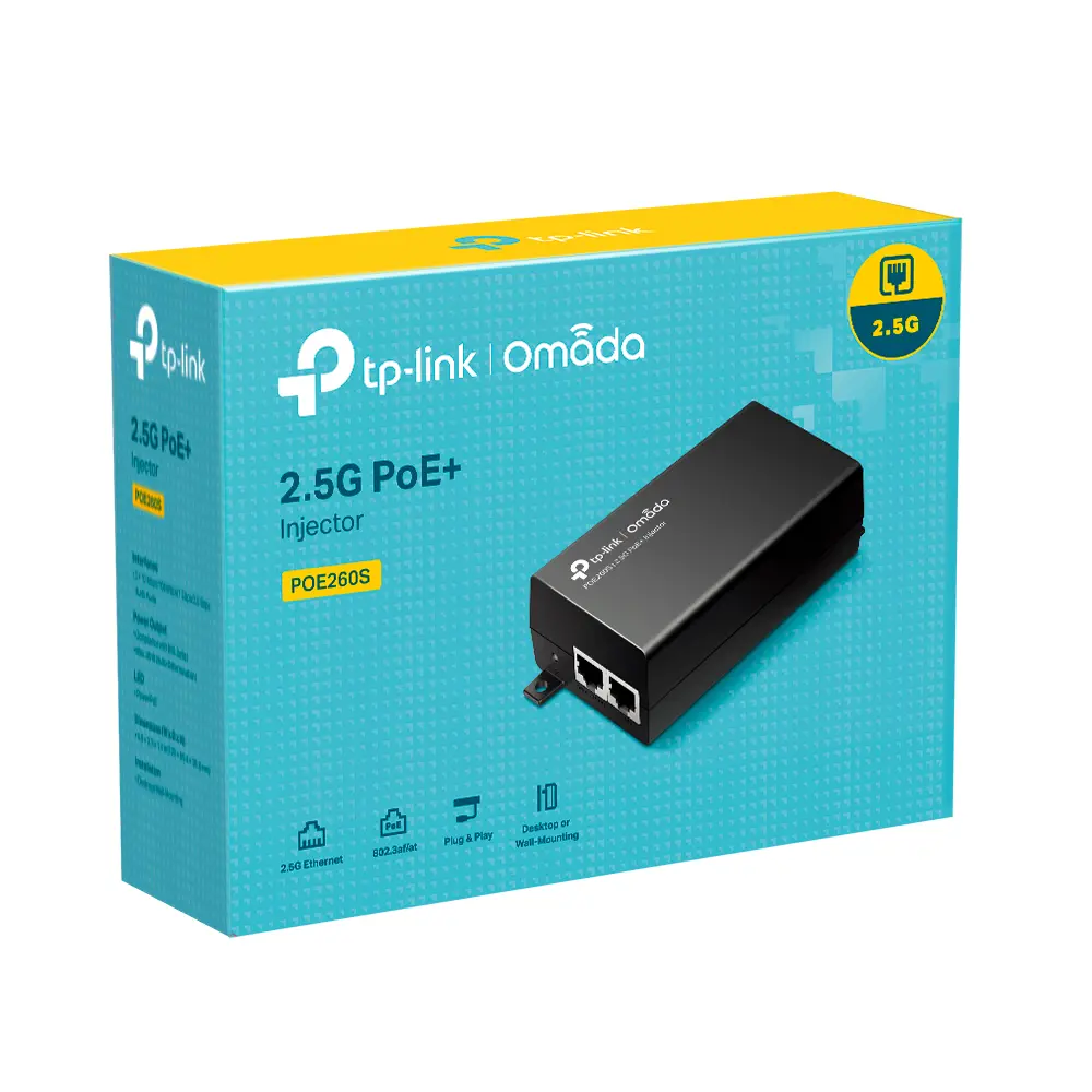 TP-Link Omada 2.5G PoE+ barošanas adapteris Photo 10