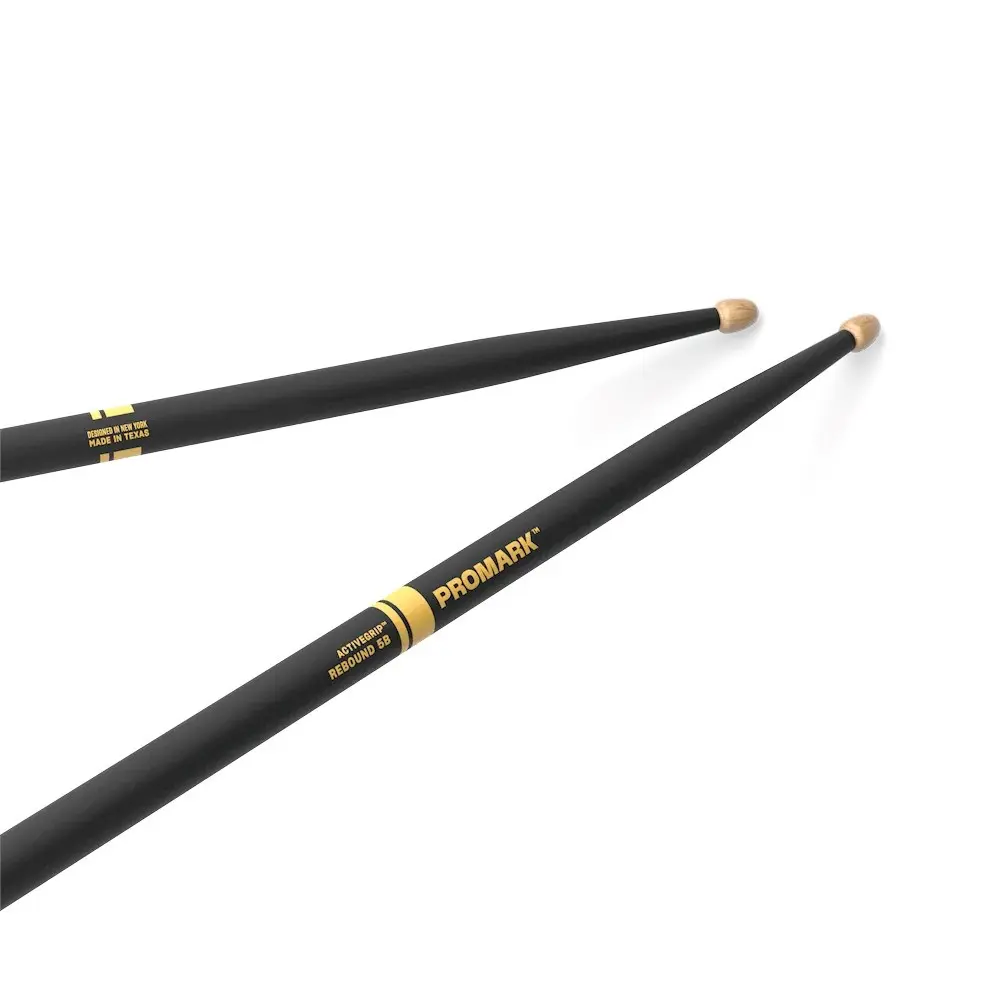 Pro-Mark Rebound 5B ActiveGrip Hickory Drumsticks Photo 5