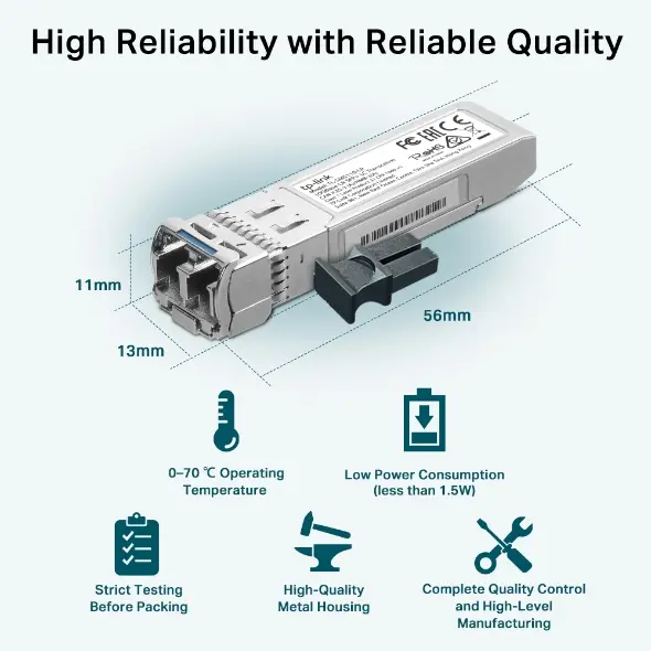 Трансивер TP-Link Omada 10Gbase-LR SFP+ Photo 12