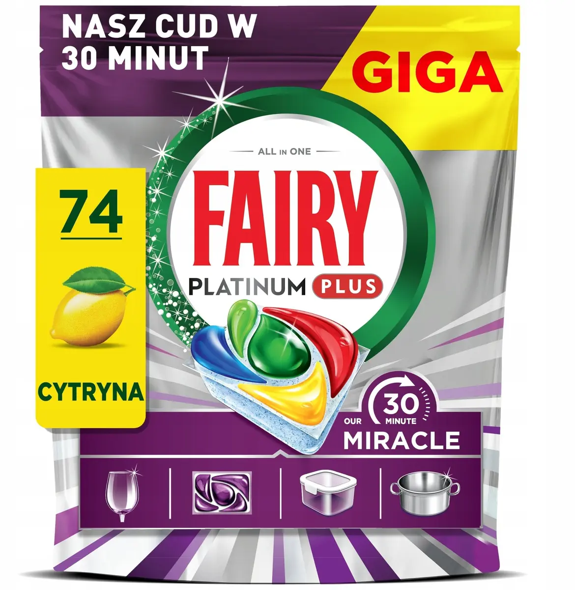 FAIRY Platinum Plus Miracle trauku mazgājamās