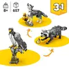 LEGO Creator 3 in 1 Forest Animals: Gray Wolf 31393 Photo 4