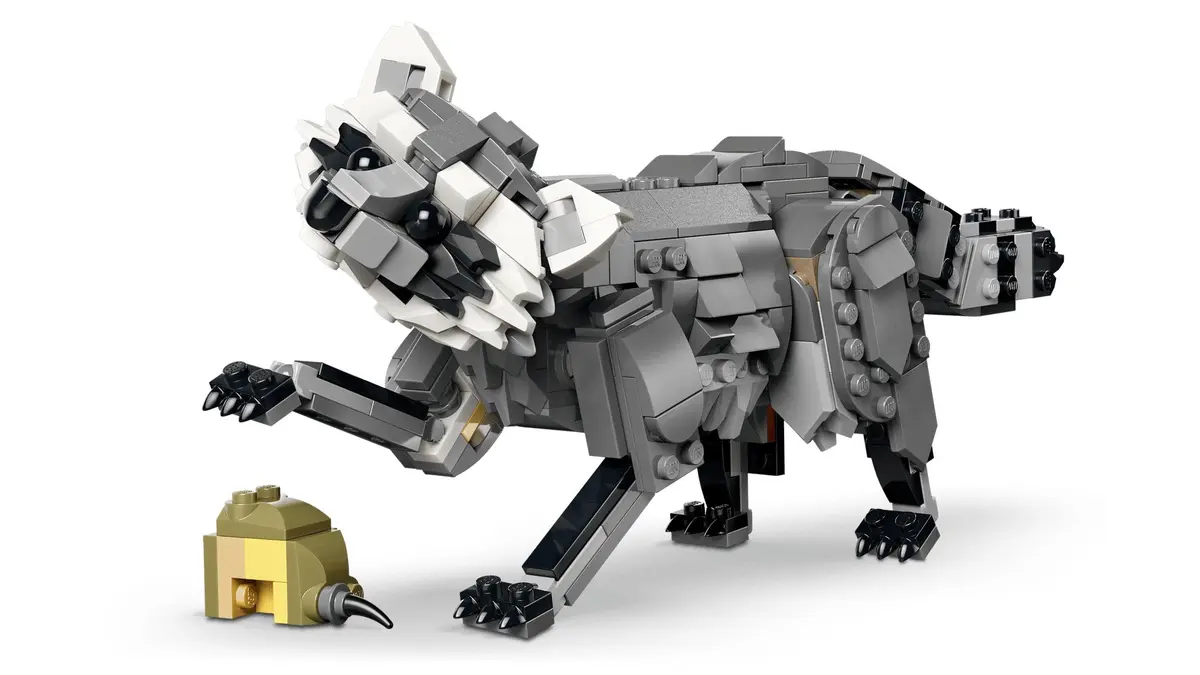 LEGO Creator 3 in 1 Forest Animals: Gray Wolf 31393 Photo 5