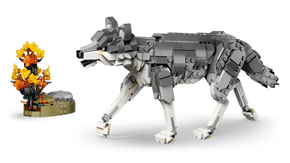 LEGO Creator 3 in 1 Forest Animals: Gray Wolf 31393 Photo 7
