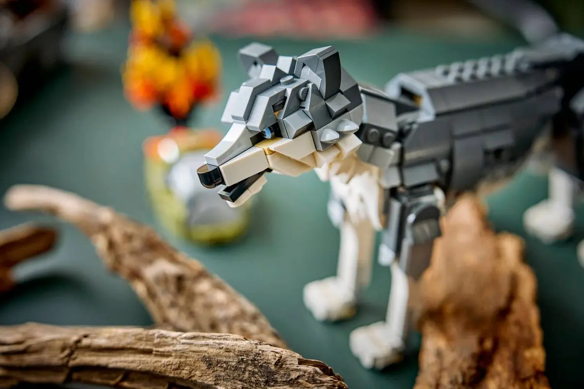 LEGO Creator 3 in 1 Forest Animals: Gray Wolf 31393 Photo 9