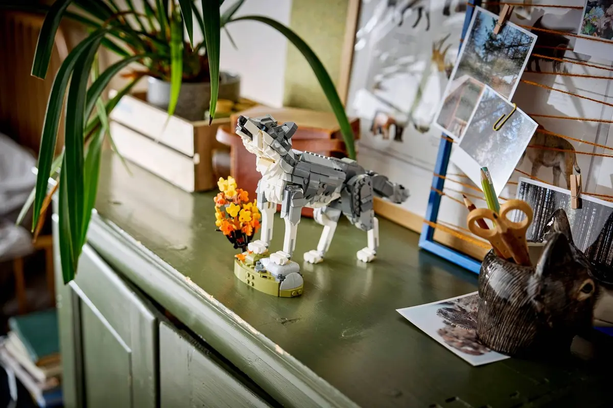 LEGO Creator 3 in 1 Forest Animals: Gray Wolf 31393 Photo 10