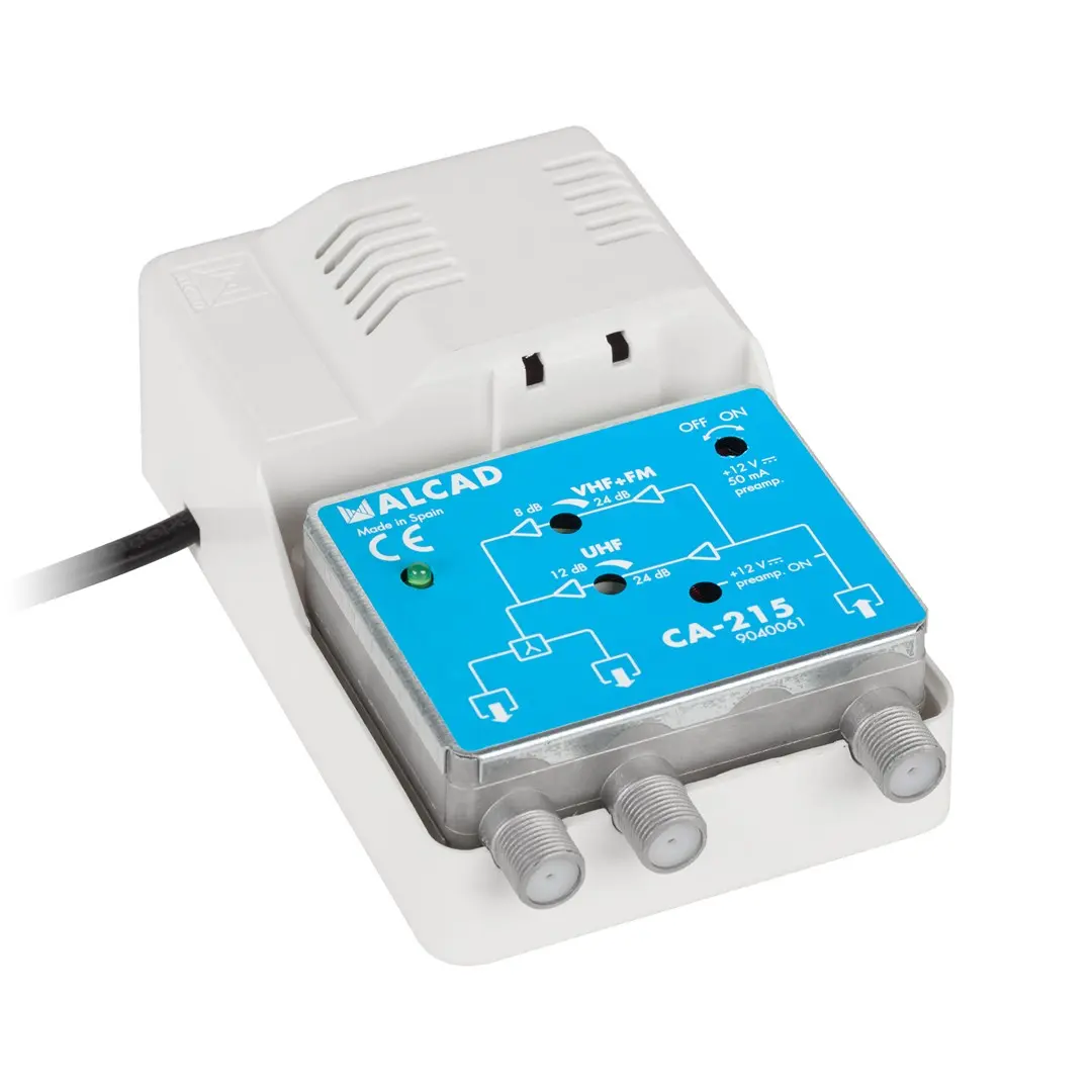 ALCAD CA-215 Platjoslas antenas pastiprinātājs 12V