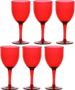 NPC Polska Rose&Tulipani Fiaba Red Wine Glass Set 6-Piece 400 ml