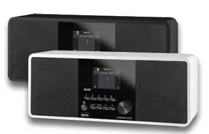 Imperial Dabman i200 Internet Digital Black Radio with DAB+, FM, 20 W RMS, MP3 Playback, and Color Display