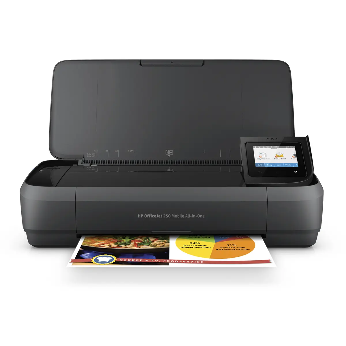 HP OfficeJet Mobile 250 daudzfunkcionālais printeris Photo 10