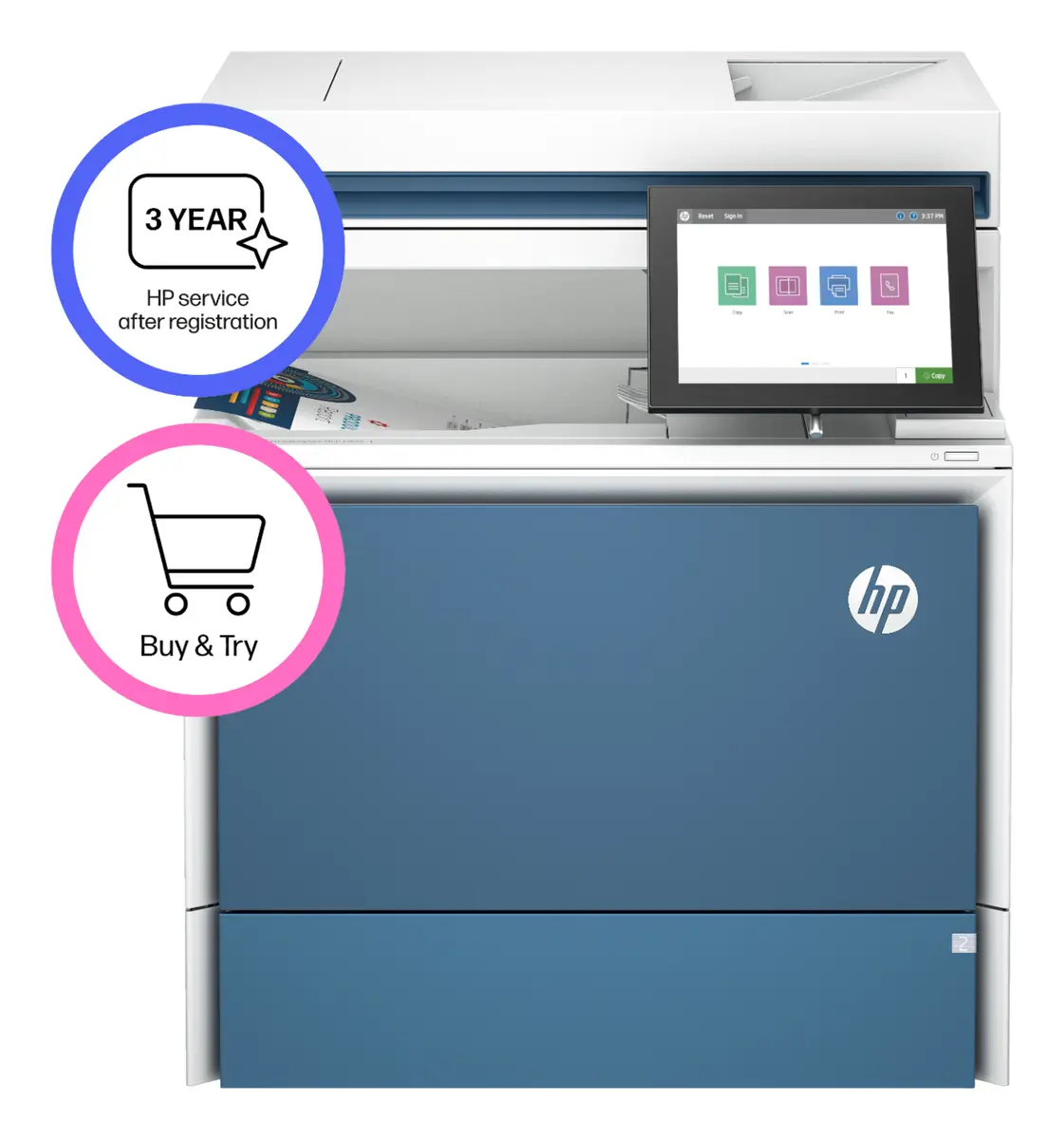 Принтер HP LaserJet Color Enterprise MFP 5800dn Photo 11