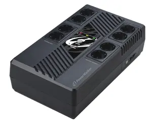 PowerWalker VI 600 MS FR Line-Interactive Uninterruptible Power Supply 0.6 kVA 360 W 8 Type E AC Outlets USB Type-B