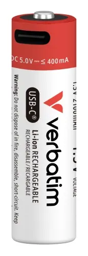 Verbatim AA Аккумуляторная батарея USB-C Photo 10