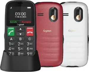Gigaset GL30 Моноблок Телефон для пожилых 4G Single SIM 2.2 Дюйма Дисплей 220 x 176 Пикселей 0.3 МП Камера 1400 мАч Батарея Кремовый