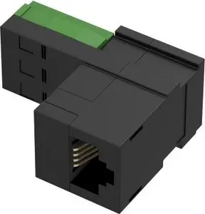 Hama T+T Plug to 6p4c Modular Coupling Adapter
