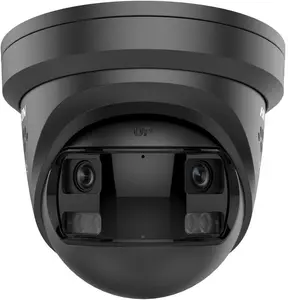 Hikvision DS-2CD23167G3P-LIS2UY/SL(180°)BLACK IP Surveillance Camera Panoramic ColorVu AcuSense 3.0 16 Mpx 2x2.8 mm