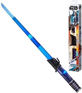 HASBRO Star Wars Lightsaber Forge Kyber Core Darksaber Elektriskais gaismas zobens ar pielāgojamu dizainu un skaņas efektiem