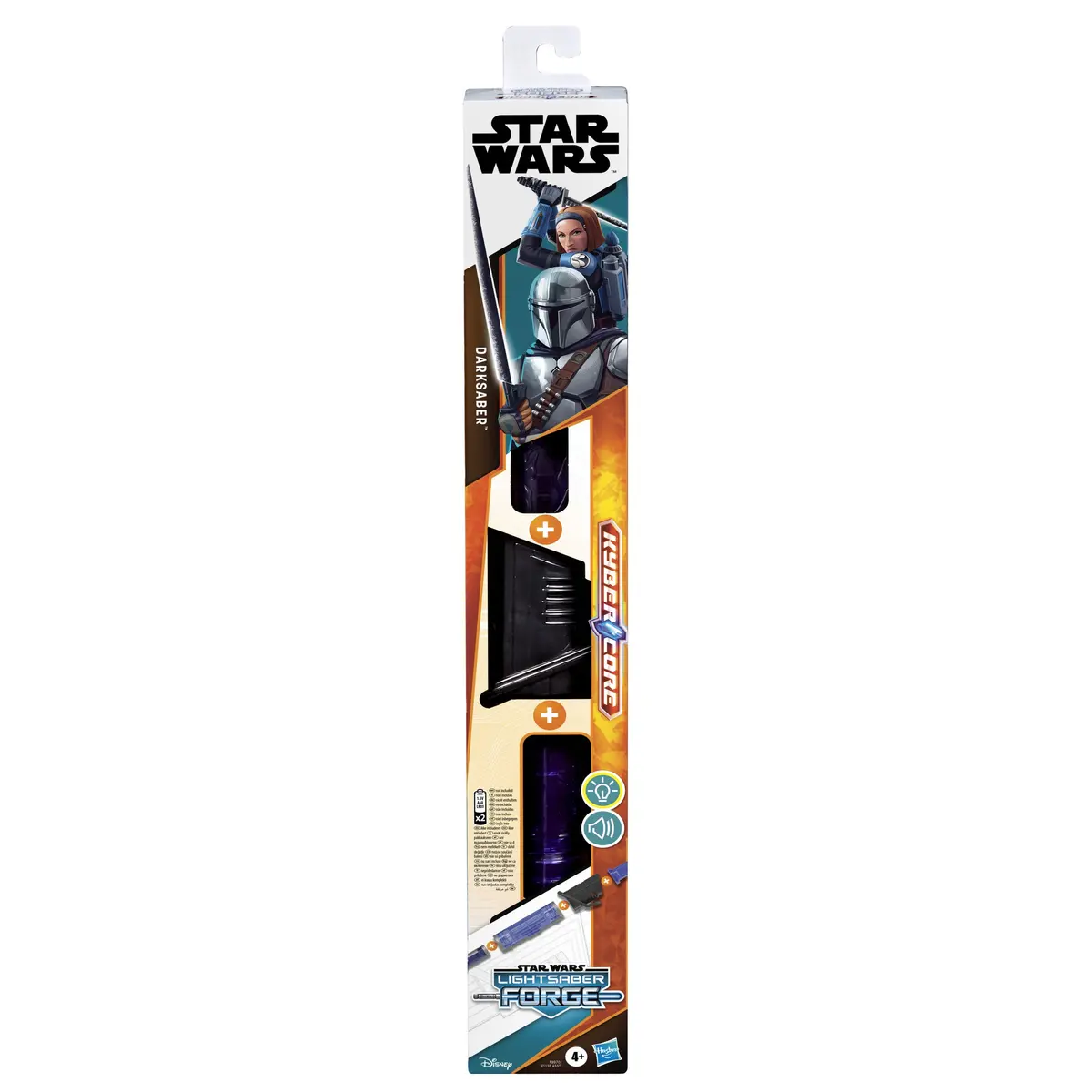 HASBRO Star Wars Lightsaber Forge Kyber Core Darksaber Photo 2