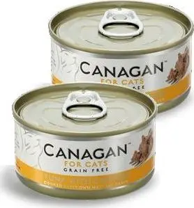 Влажный корм для кошек Canagan Тунец с курицей 75г