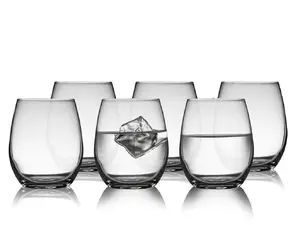 Drinking Glass Set Florina Juvel 390 ml Transparent Glass 6 Pieces