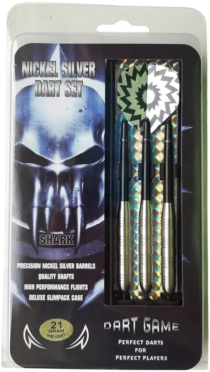 Dartu šautriņas Master Shark Niķelis-Misiņš 3