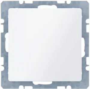 Hager 6710096089 socket safety cover with central plate in white