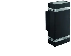 Eco Light Sienas gaismeklis OE-3C melns GU10 fasādes apgaismojuma ierīce ELEV-K-B