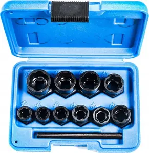 saTra S-TS11X Socket Set for Machined Screws 11 Pieces