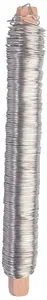 Carioca siešanas stieple 0.65 mm 100 g cinkota uz koka spoles