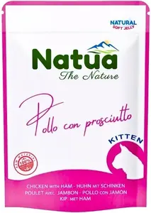 Naturo Natua Natural Mokra Karma dla Kociąt Kurczak z Szynką 70g