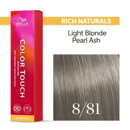 Matu krāsa Wella Color Touch Rich Naturals 8/81 Photo 2