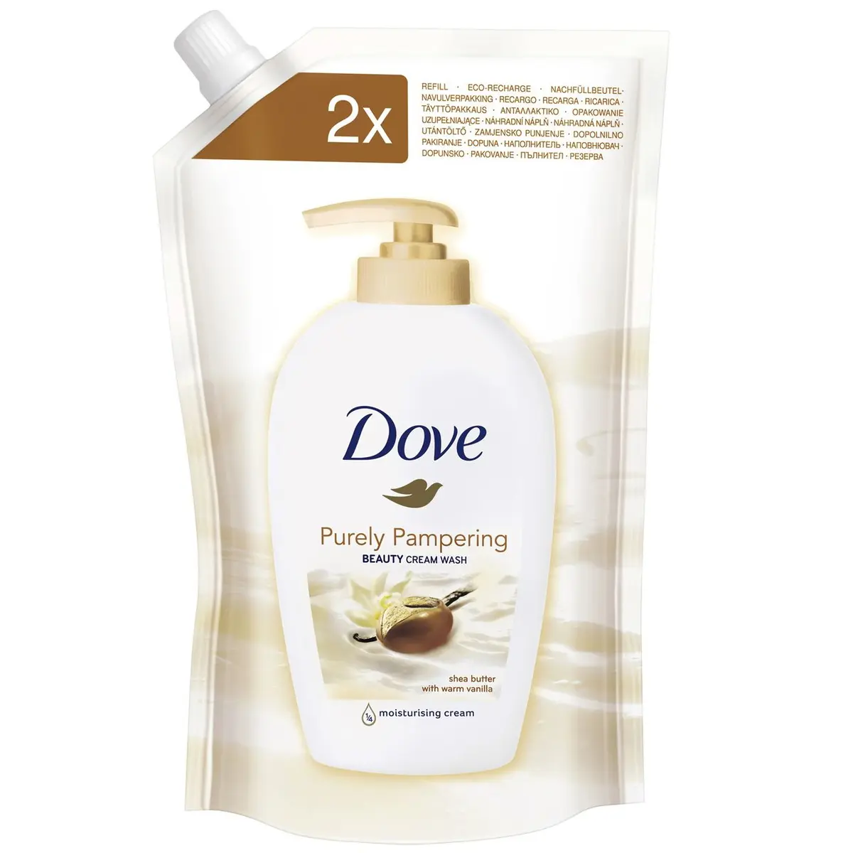 Dove Purely Pampering Cream Soap 500 ml Photo 2