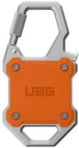 Urban Armor Gear Monarch AirTag Case, Orange and Silver