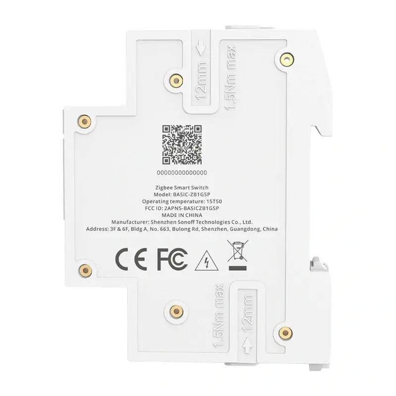 Viedais slēdzis Sonoff BASIC-ZB1GSP ZigBee Photo 2
