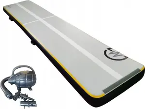 Master S-Pro Inflatable Gymnastics Mat AirTrack Grey-Black