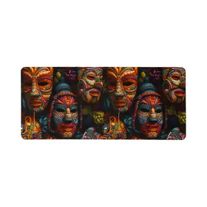 SBOX VIRACOCHA XL MP-07 Mouse Pad Black With Print 700x300mm Precision Tracking Anti-Slip Base