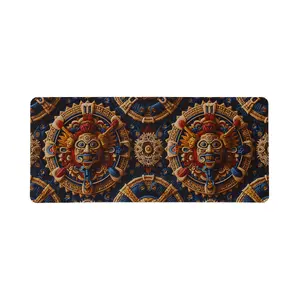 SBOX HUARI XL Gaming Mouse Pad, Black with Print, Precision Tracking, Anti-Slip Base, 700x300mm