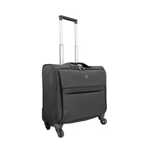 Сумка-тележка SBOX SHANGHAI NSS-3349 для ноутбуков до 17.3 дюймов черная с телескопической ручкой колесами и 8 отделениями из полиэстера